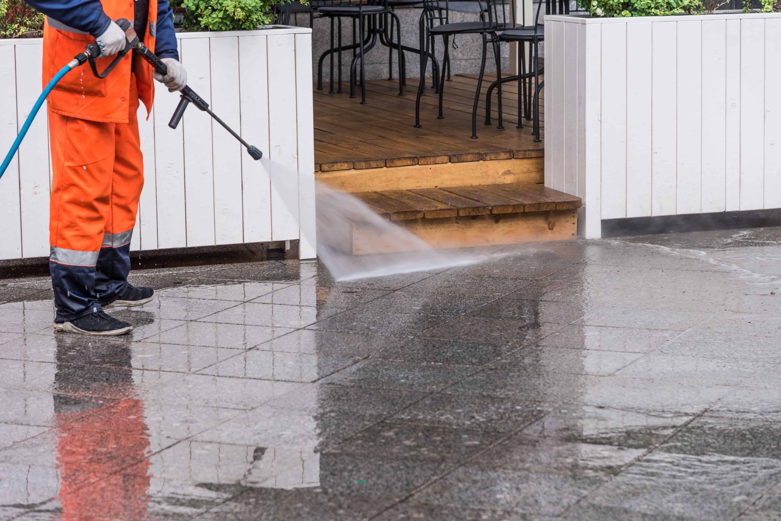 Tile Pressure Washing - One Source Inc.